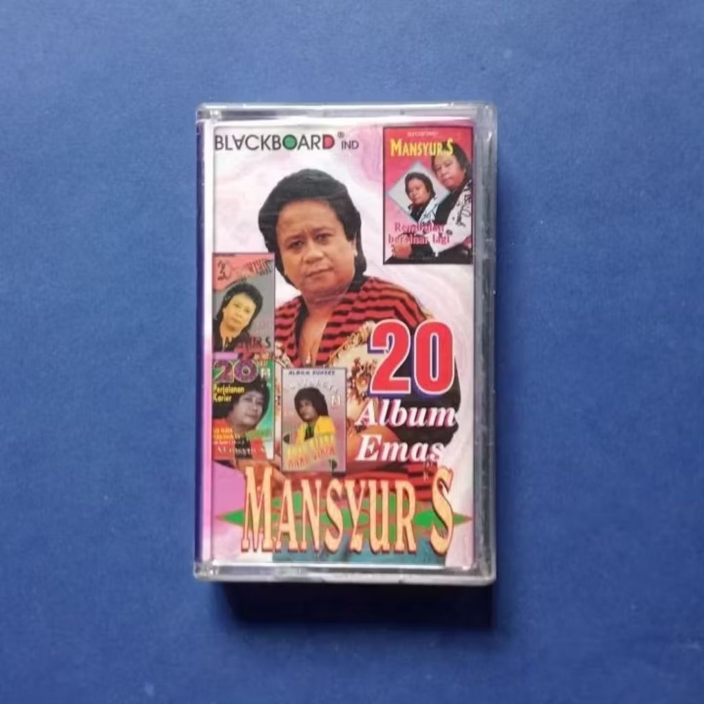 Kaset Pita 20 Lagu Lagu Album Emas Mansyur S Produk BLACKBOARD Ind
