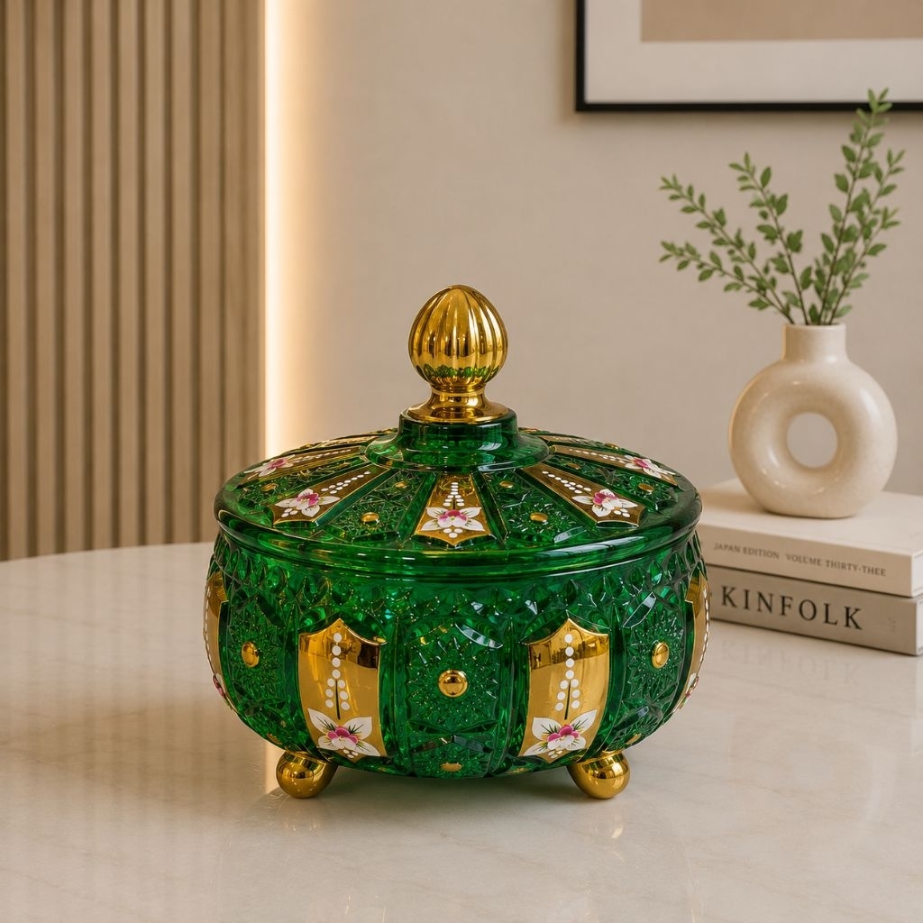 Toples Kaca Mewah Tempat Kue Lebaran Toples Kue Tempat Penyimpanan Makanan