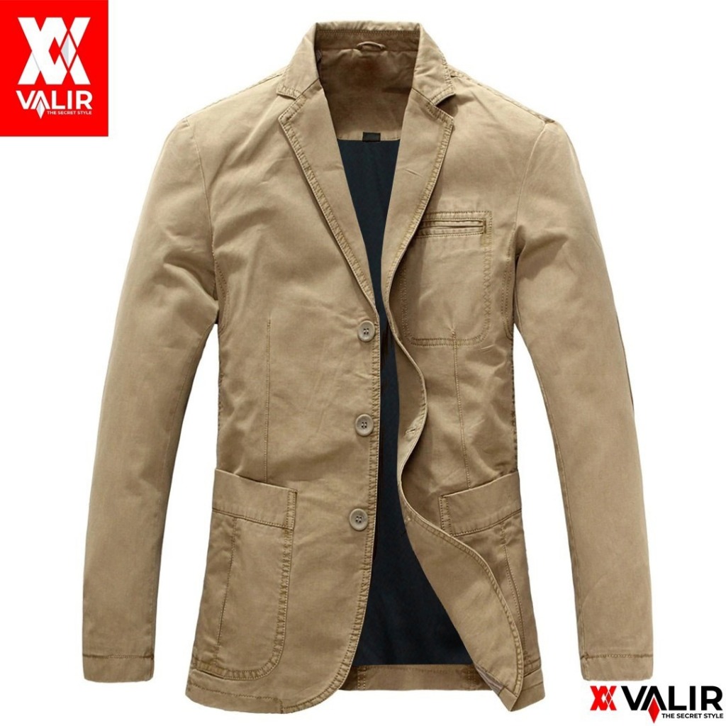 Zilong Damon- Jaket Pria Bahan Tebal Original