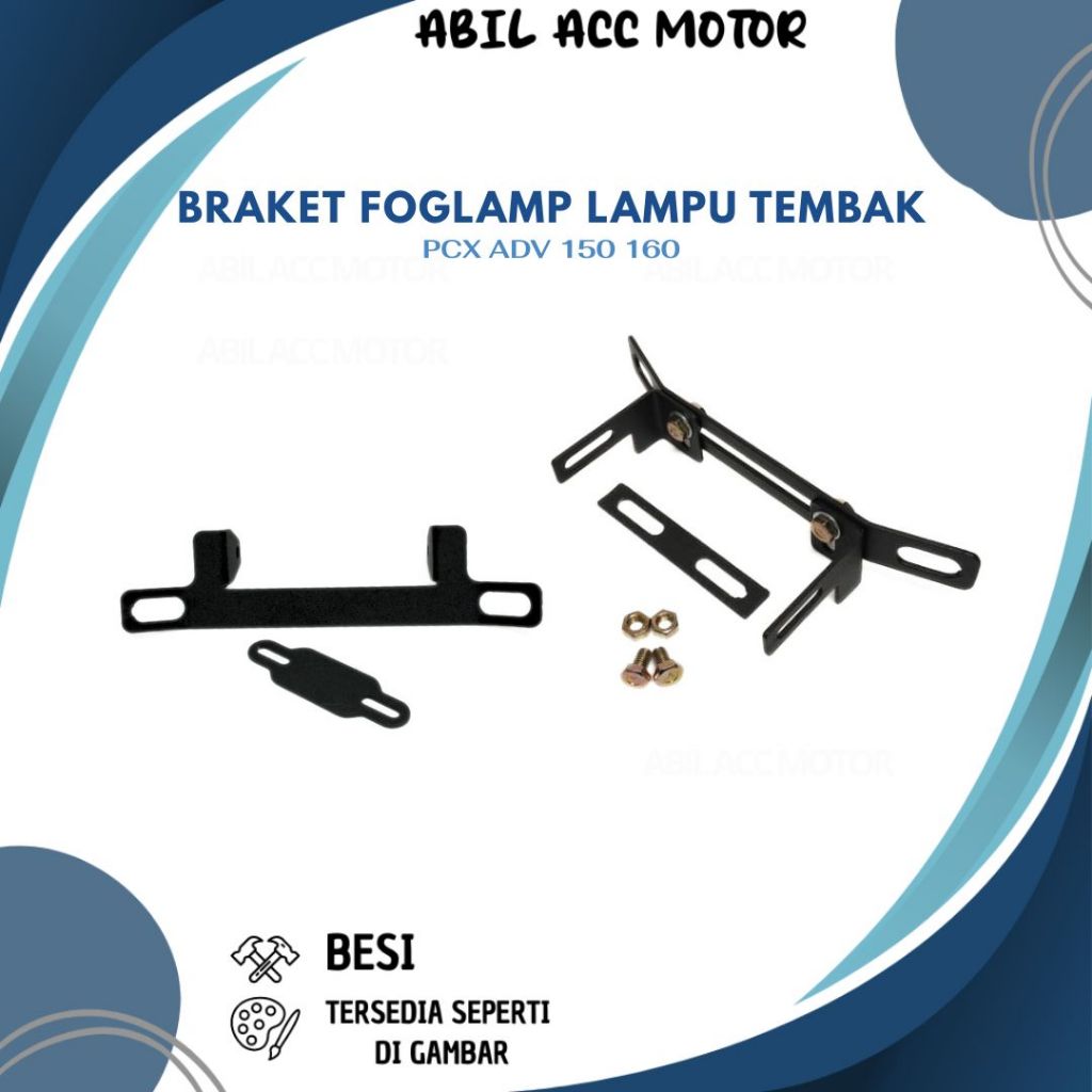 BRACKET BRAKET FOGLAMP LAMPU TEMBAK ADV 150 160 BREKET LAMPU TEMBAK KOLONG PCX 150 160 ADV PCX