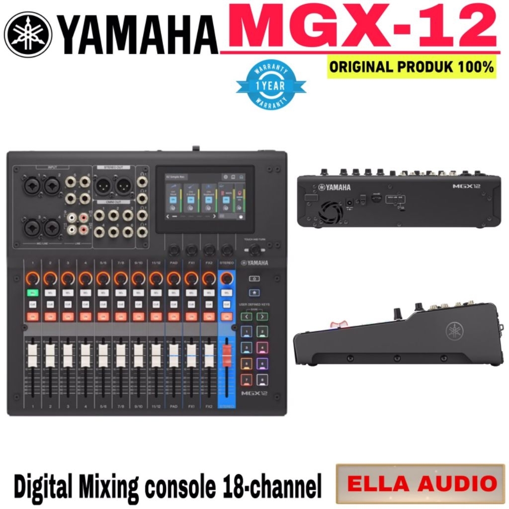 Yamaha MGX12 Digital Mixer Audio 18-Channel Mixing Console Yamaha MGX-12