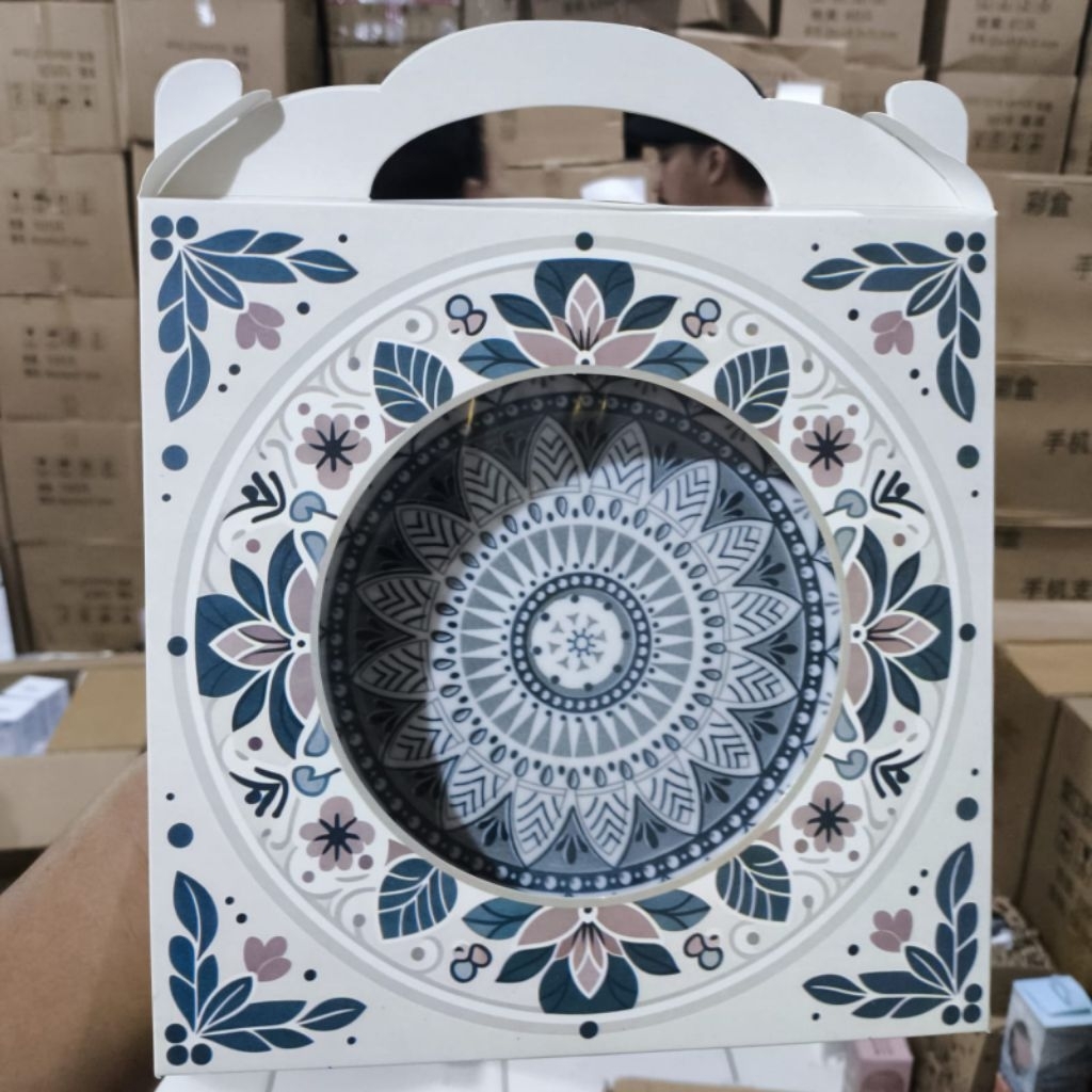 Souvenir Piring Motif Kemas Box Souvenir