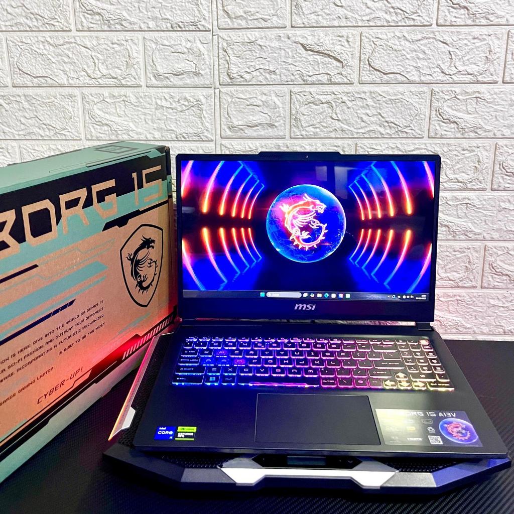 MSI CYBORG 15 A13VFK i7 13620H RTX 4060 8GB FHD IPS 144HZ FULLSET ORIGINAL BER-GARANSI RESMI