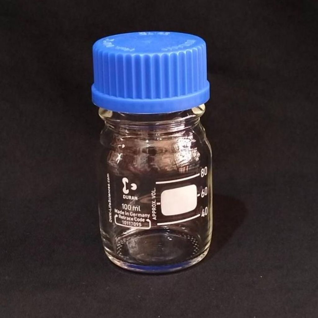 Laboratory bottles 100 ml DURAN / botol sampel DURAN