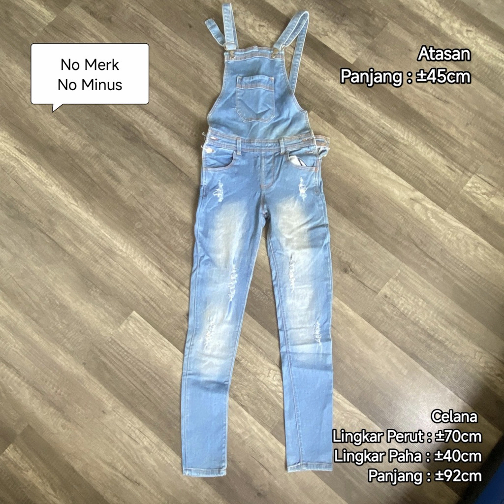 Baju Monyetan Wanita Jeans - Preloved