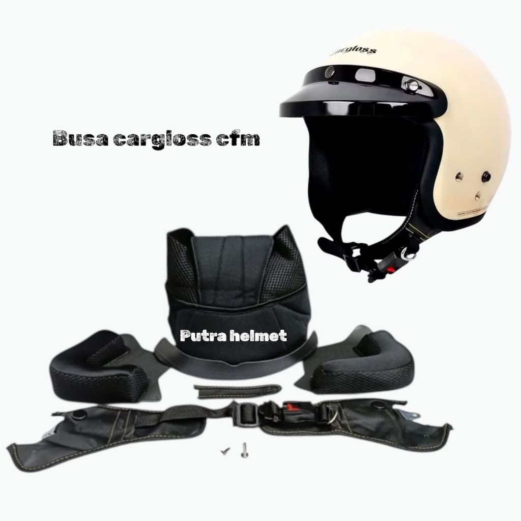 BUSA CARGLOSS SPON HELM CARGLOSS pet helm panjang transparant pet pendek