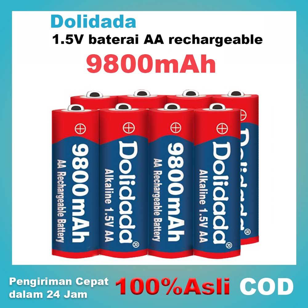 9800mAh 1.5V aa Baterai aa rechargeable Baterai Isi Ulang Baterai Kamera Mainan 1.5V Jam baterai cas