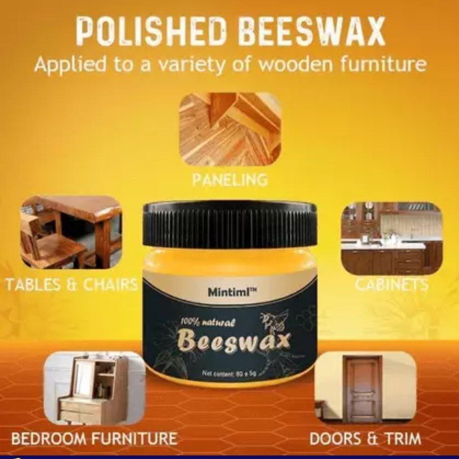 Dapat 2 pcs Beeswax Pengkilap Kayu
