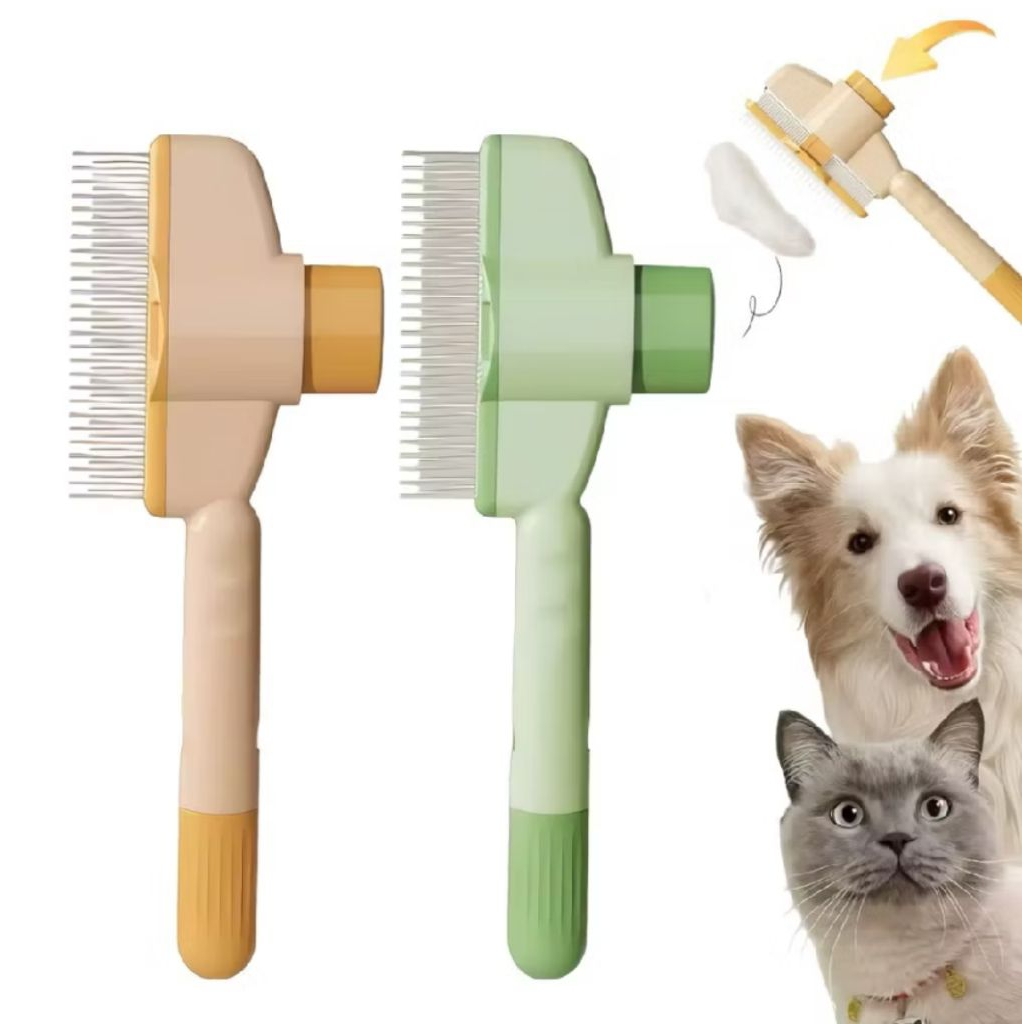 Sisir Tombol Kucing Sisir Bulu Kucing Otomatis Sisir Bulu Kucing Sisir Grooming Kucing