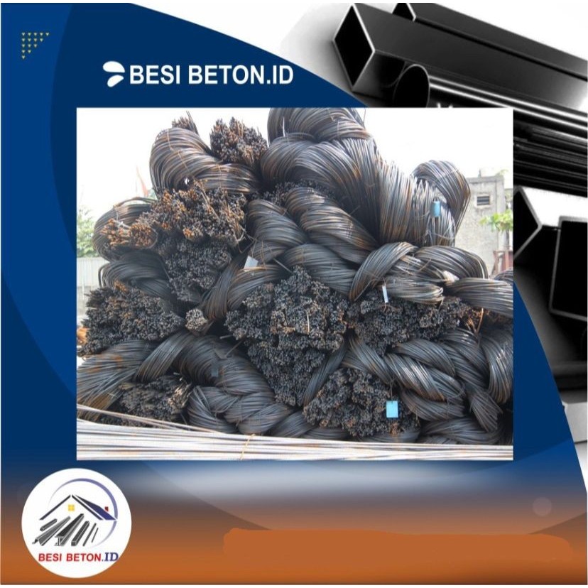 Besi Beton 6 mm - 16 mm Polos FULL