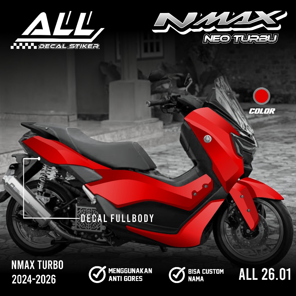 COD Sticker Decal Nmax Neo S Nmax Turbo 2024 2025 Full Body Sticker Nmax Neo S Turbo NEW Decal Stick