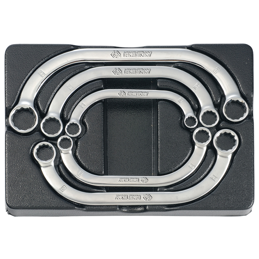 KING TONY 1905MR 5PC.HALF MOON RING WRENCH SET FOR TOOL TROLLEY