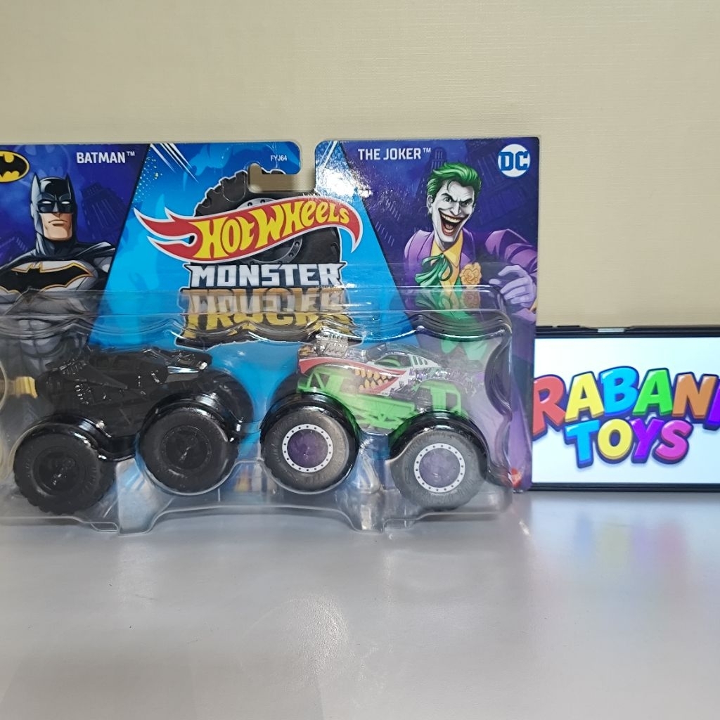 Monster Truck Hotwheels Batman Joker DC