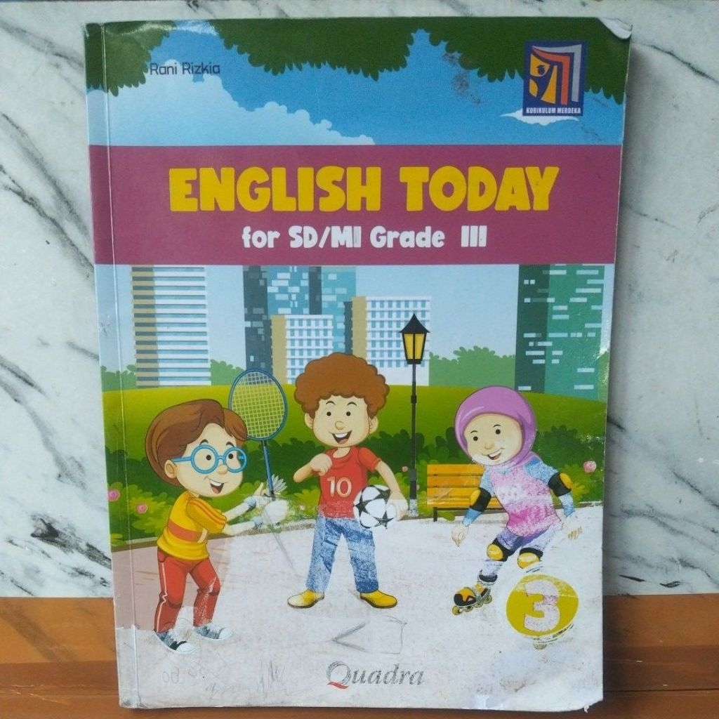 English Today grade/kelas 3 SD Quadra