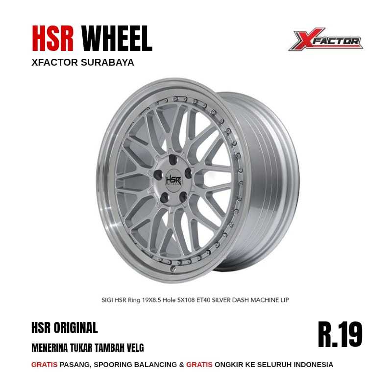 VELG MOBIL R19 HSR SIGI HSR R19X8,5 5X108 ET40 SDML 4 PCS VELG