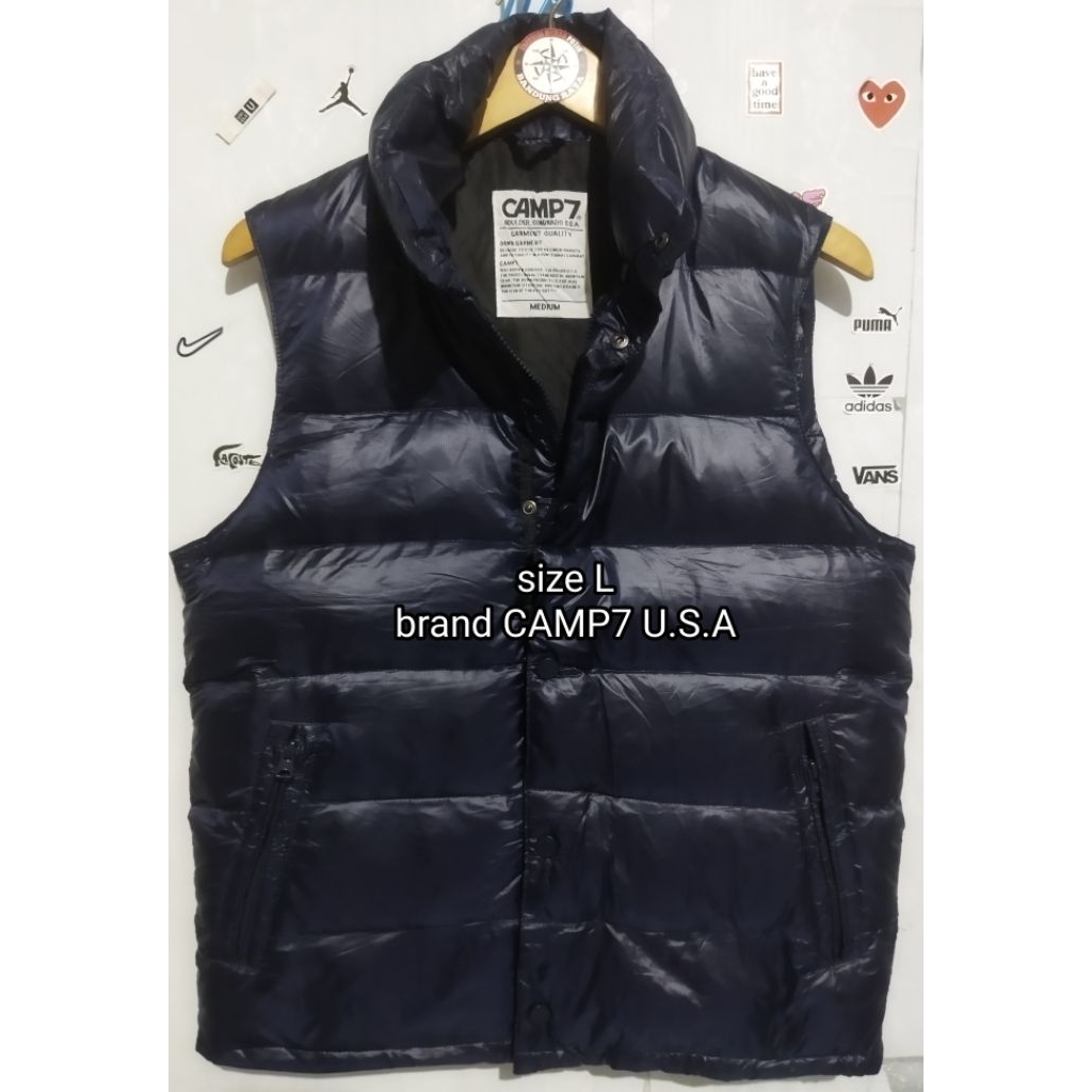 rompi puffer bulu angsa pria