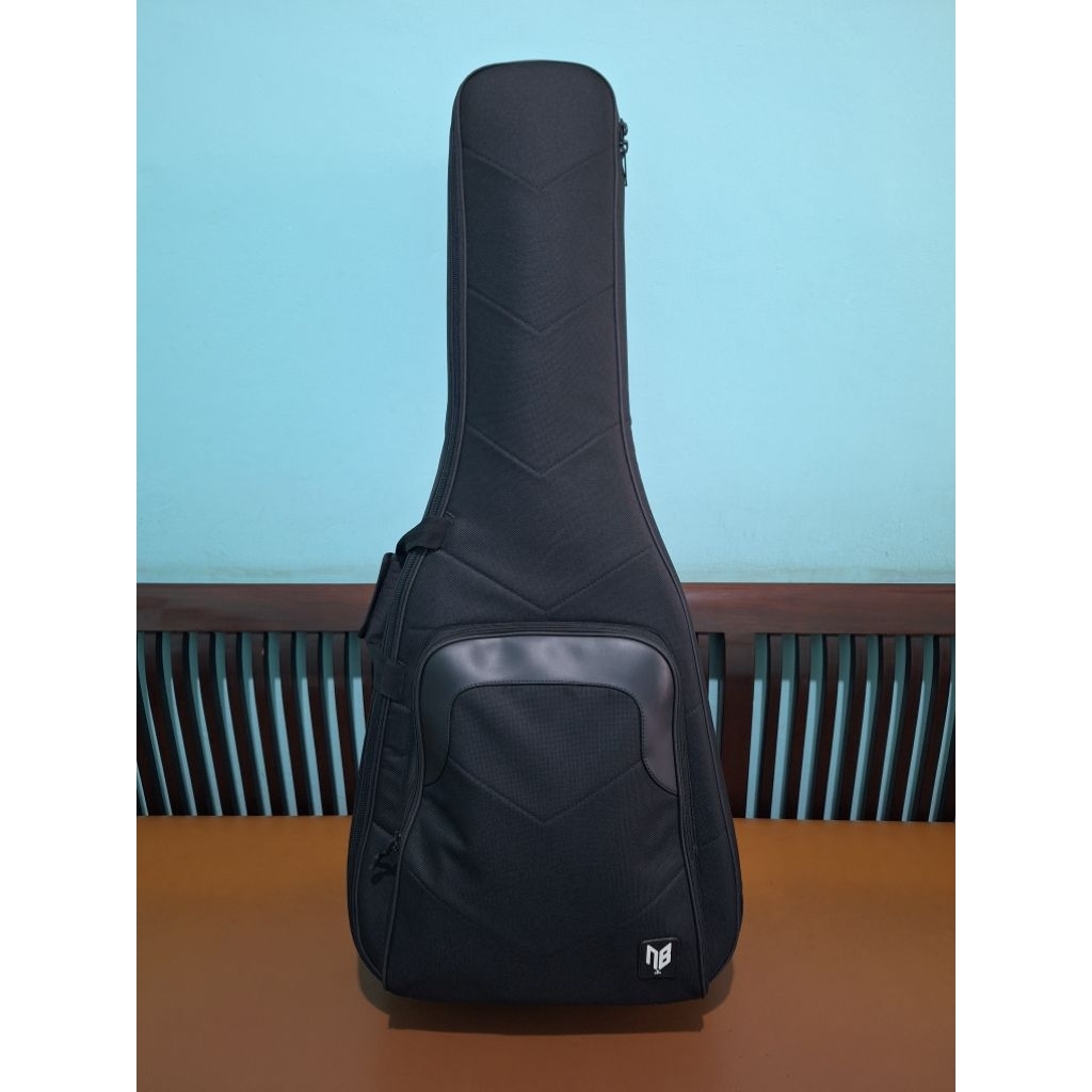Softcase Gigbag Semi Hardcase Gitar Akustik & Elektrik Double 2 in 1 Kondisi Bekas Mulus Merk NB PRO