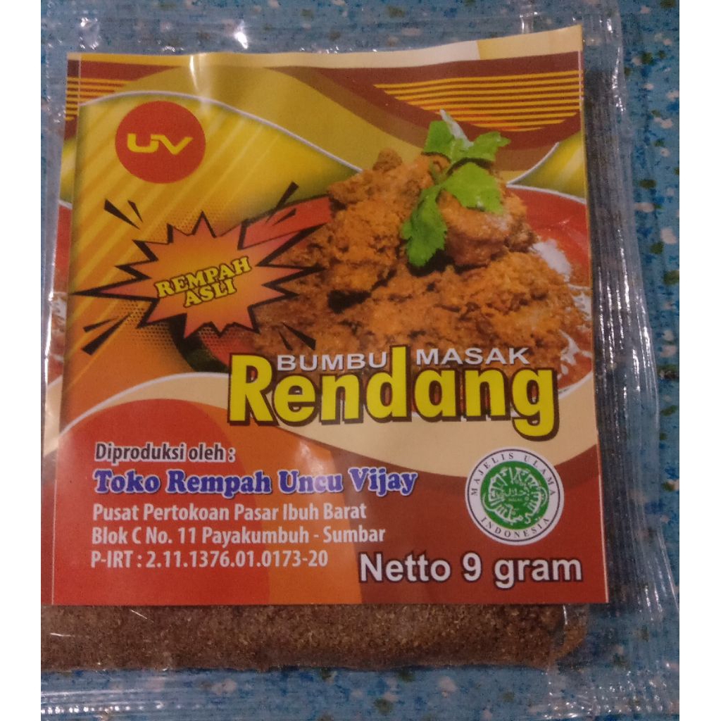 BUMBU RENDANG BUMBU GULAI BUMBU SOP KHAS PADANG