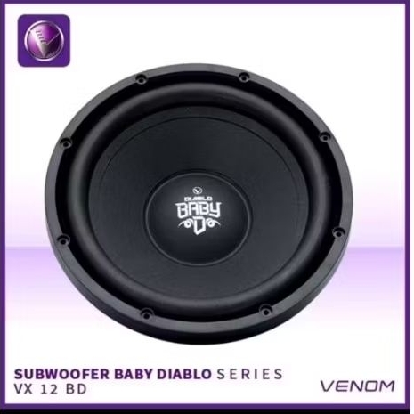 Subwoofer 12 Inch Venom VX 12 BD / Subwoofer Mobil 12 Inch