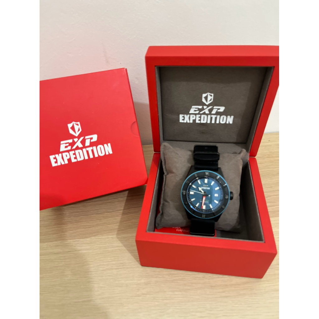 Preloved Jam Expedition Automatic Biru