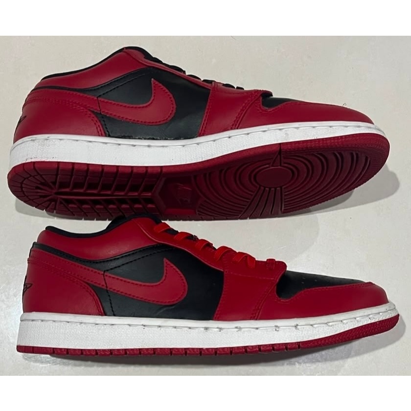 Sepatu Air Jordan NIKE Black-Red Low Size US 7,5 atau eur 40,5 Second/Bekas ORIGINAL