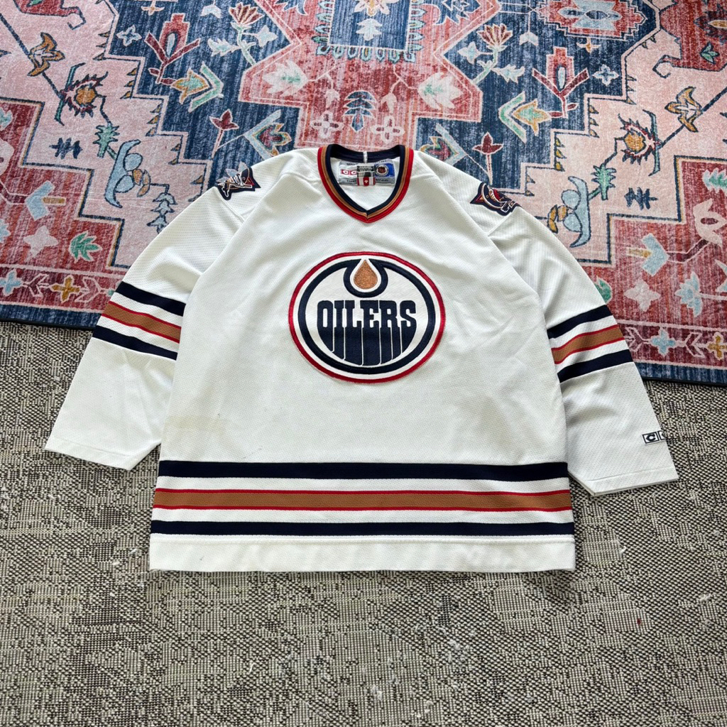 JERSEY HOCKEY CCM OILERS, size XL