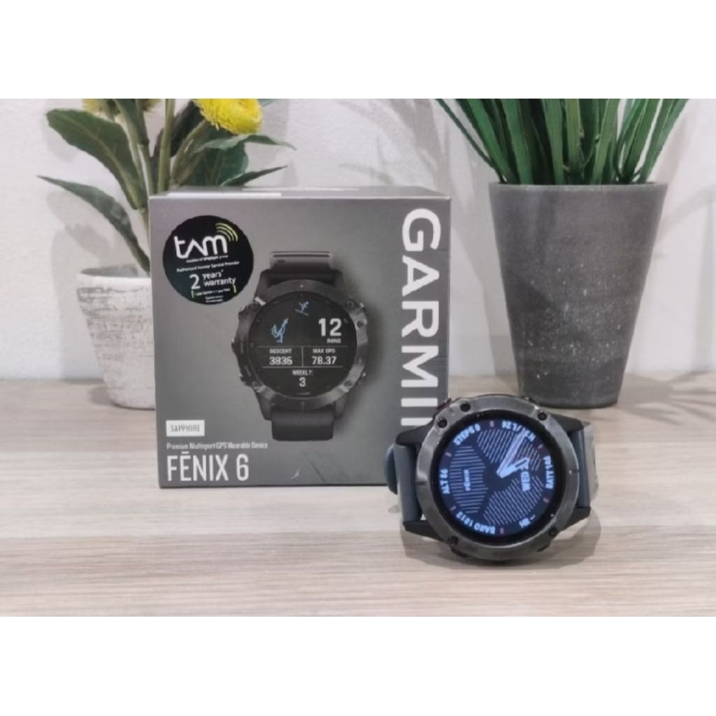 GARMIN FENIX 6 SAPPHIRE (SECOND UNIT) 3RESMI TAM