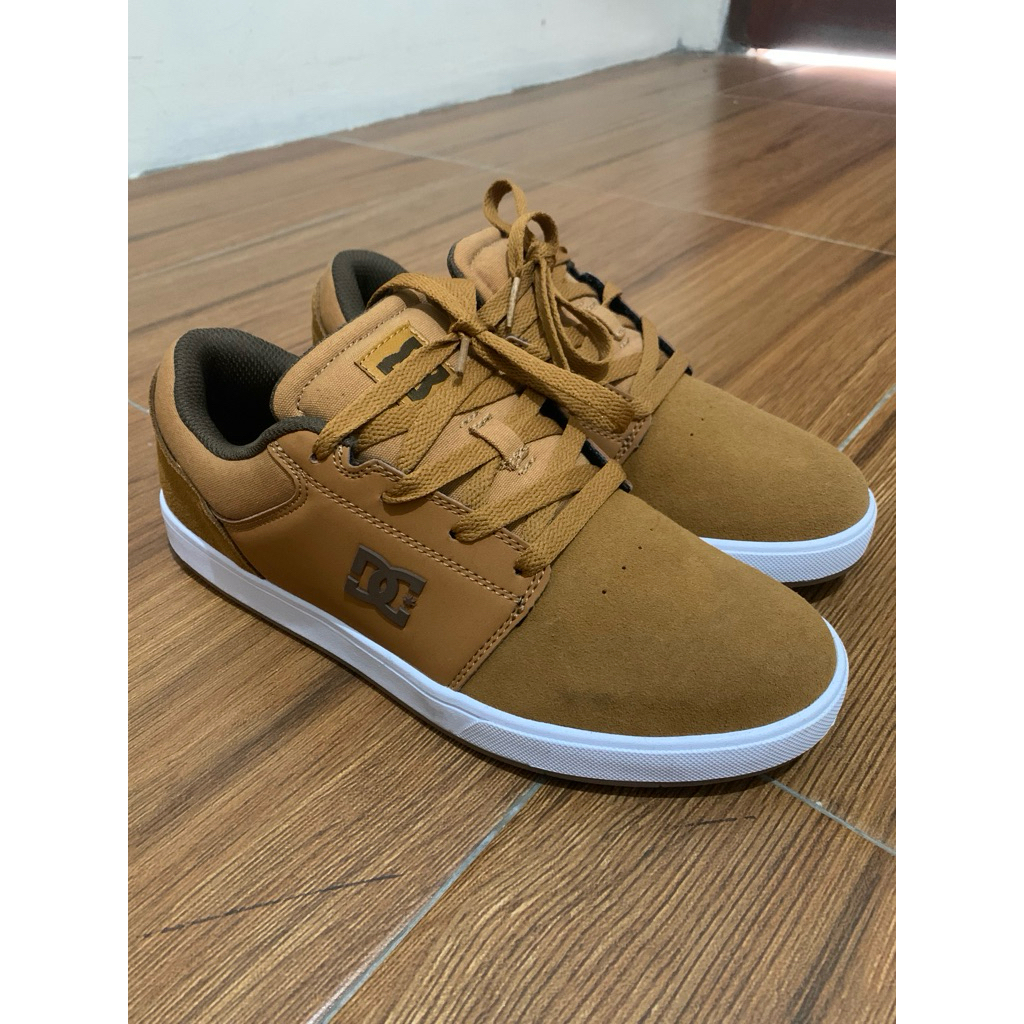 Sepatu DC Shoes Original Preloved Coklat Size 40.5 - Like New 1x Pakai⁠