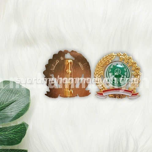 Pin FGM (Forum Guru Muhammadiyah) Tebal Hijau -Padi Kapas  / Asesoris Muhammadiyah