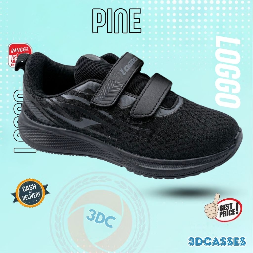 Loggo Pine - Sepatu Sneakers Casual Sport Sekolah Pria Wanita Anak