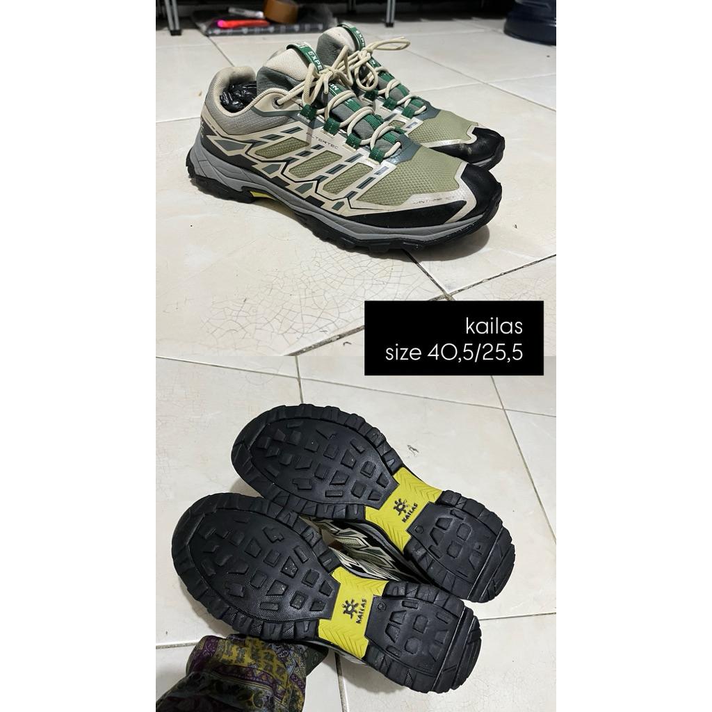 sepatu outdoor kailas size 40,5/25,5