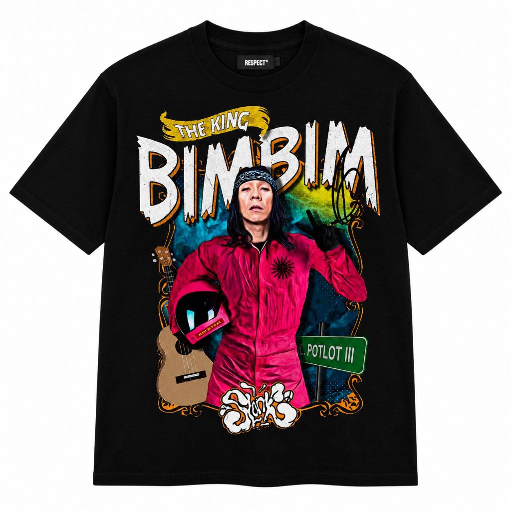 Kaos Oversize Bimbim Slank "The King Bimbim" Full Print – T-Shirt Premium Unisex Cotton combed 24s B