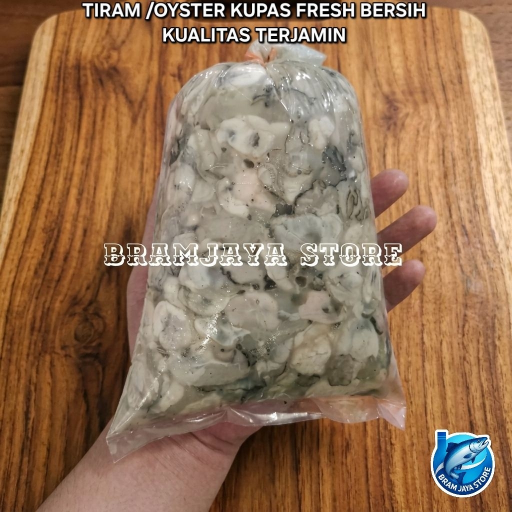 Tiram / Oyster Kupas Fresh Bersih Alami
