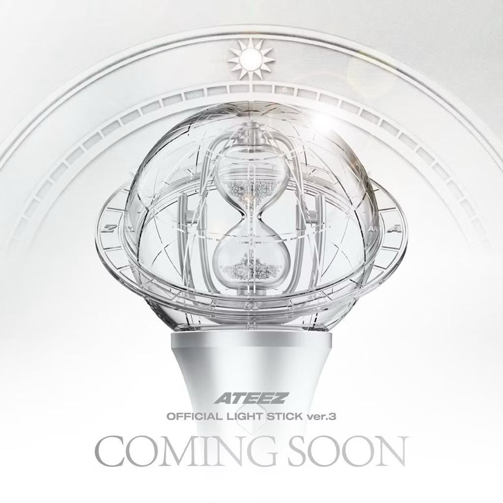 UPCOMING READY STOCK LIGHTSTICK ATEEZ VER.3 OFFICIAL LIGHTINY VERSI 3 LS ATEEZ V.3 SEALED NEW + POB 