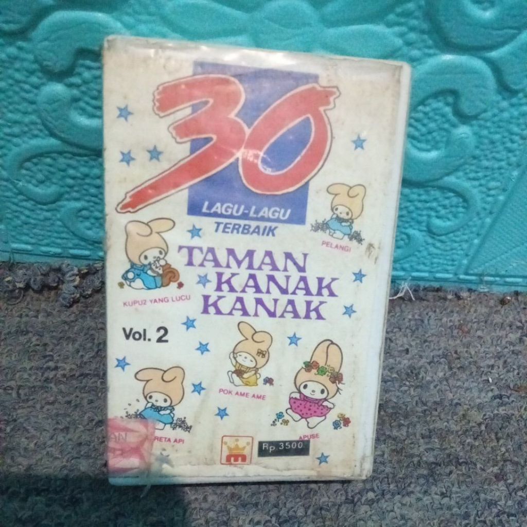 Kaset taman kanak kanak 30 lagu