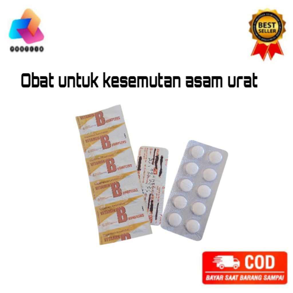 B KOMPLEK Paket kesemutan Pegal linu Kram Kebas Jual per 3 strip