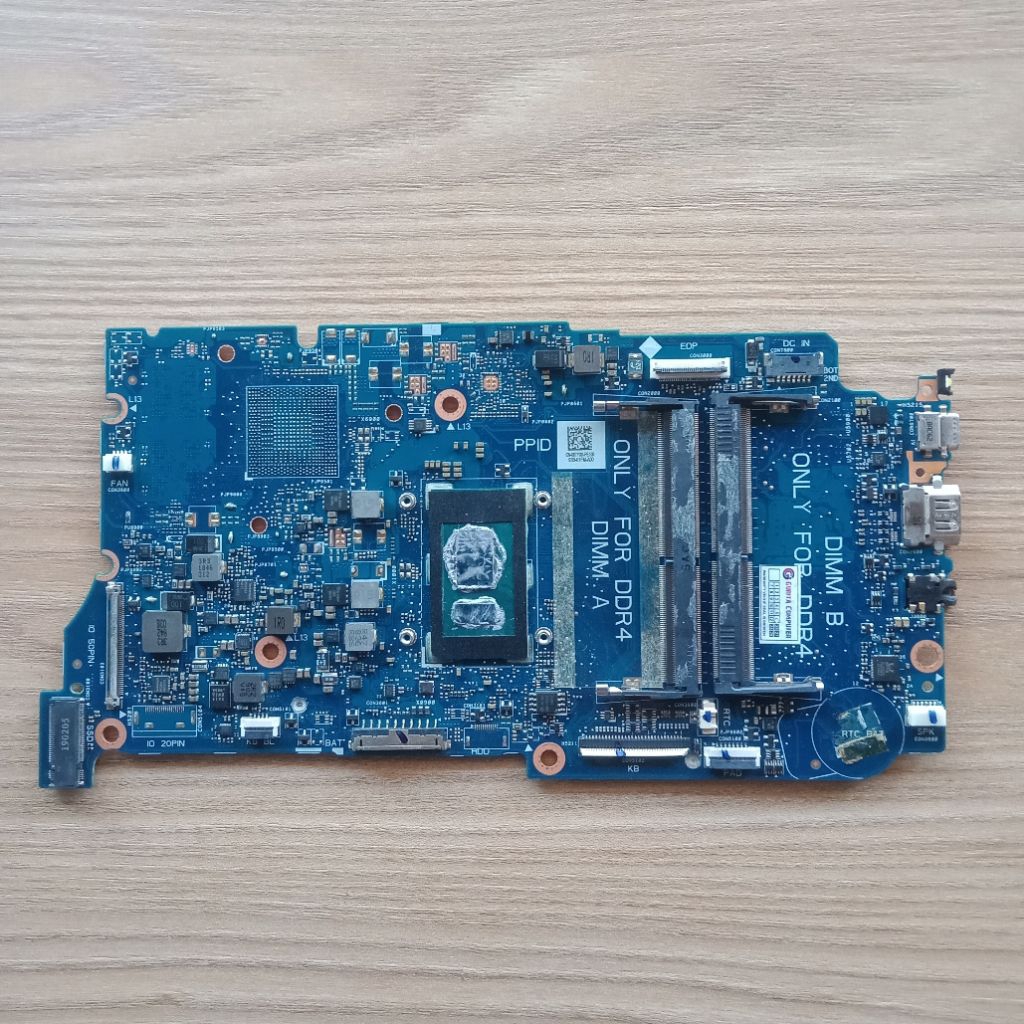 motherboard mati laptop dell Inspiron 13 5370 core i3 gen 8