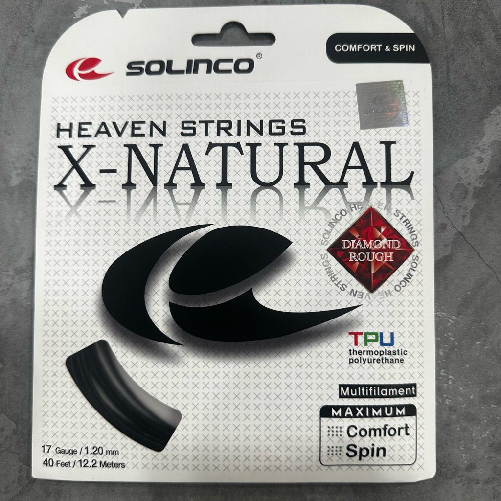 Senar tennis Solinco String X Natural
