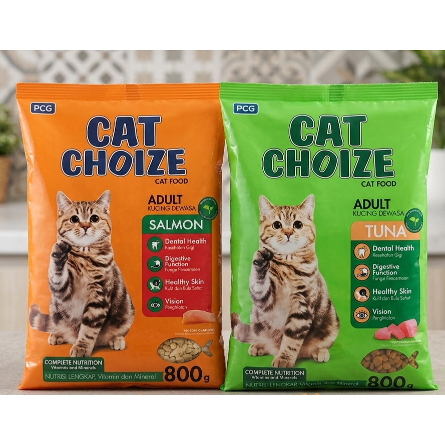 Cat Choize Adult 800 gram | Cat Choize Tuna Adult 800 gr | Cat Choize Salmon Adult 800 gram