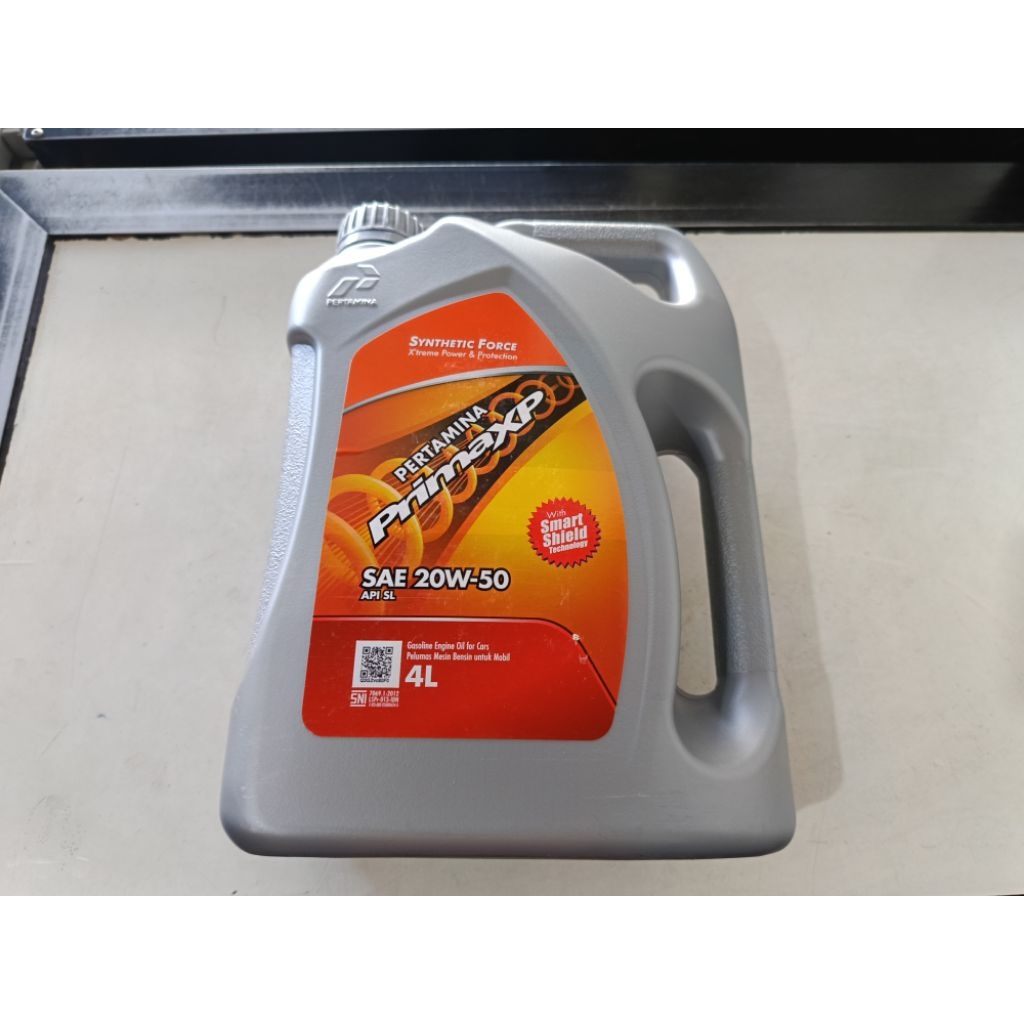 OLI Mobil Pertamina Prima XP 20W50 4L Galon 4000 ML