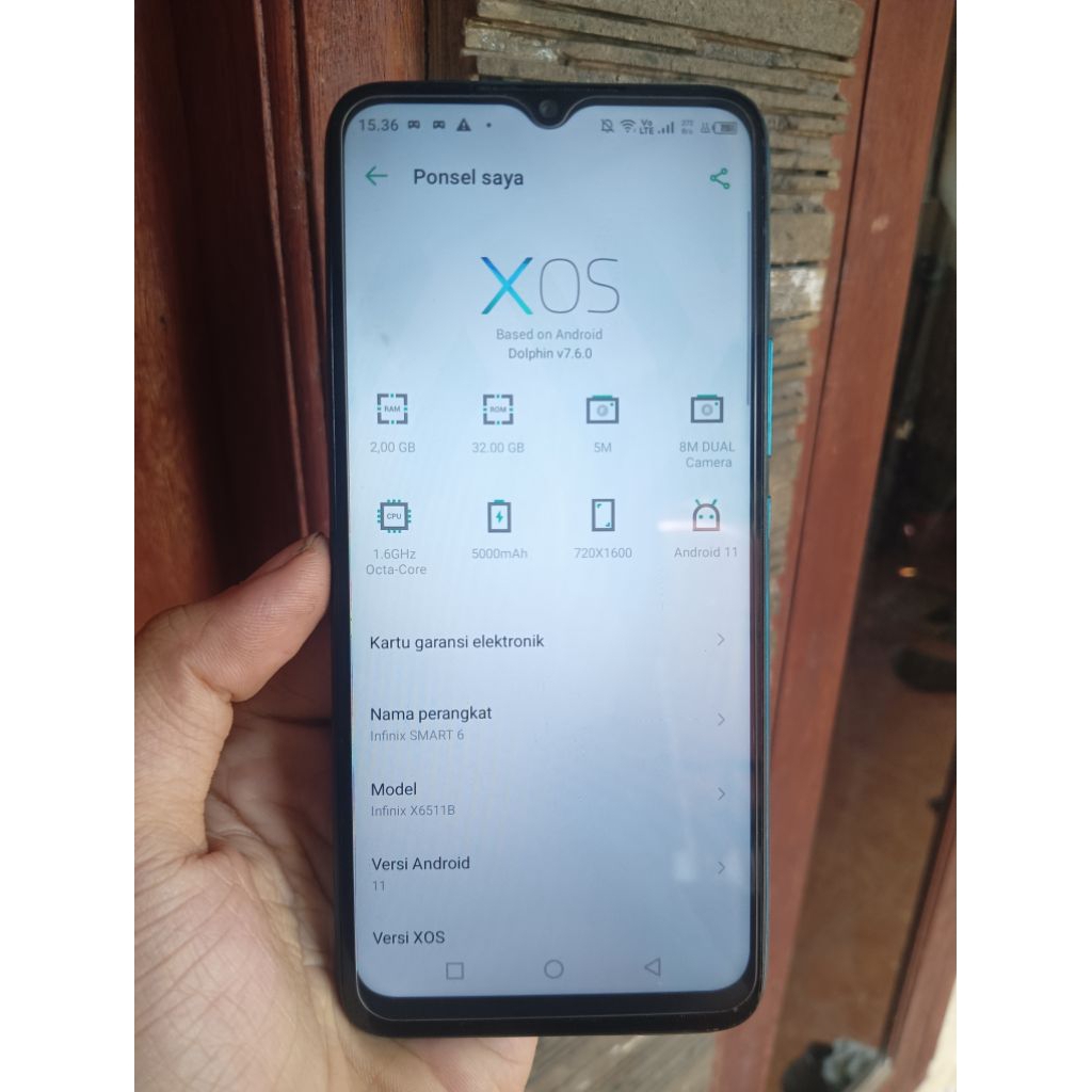 Infinix smart 6hd minus