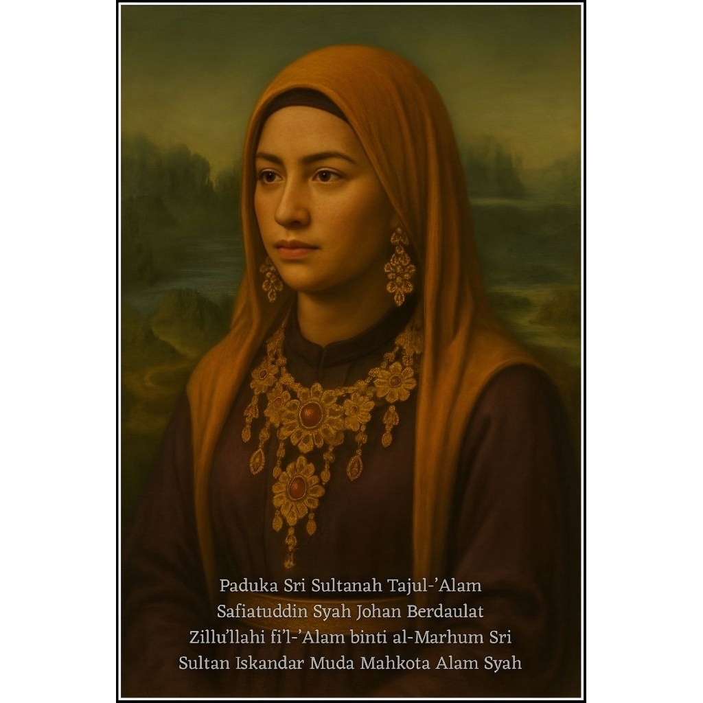 Paduka Sri Sultanah Tajul-'AlamSafiatuddin Syah Johan BerdaulatZillu'llahi fi'l-'Alam binti al-Marhu