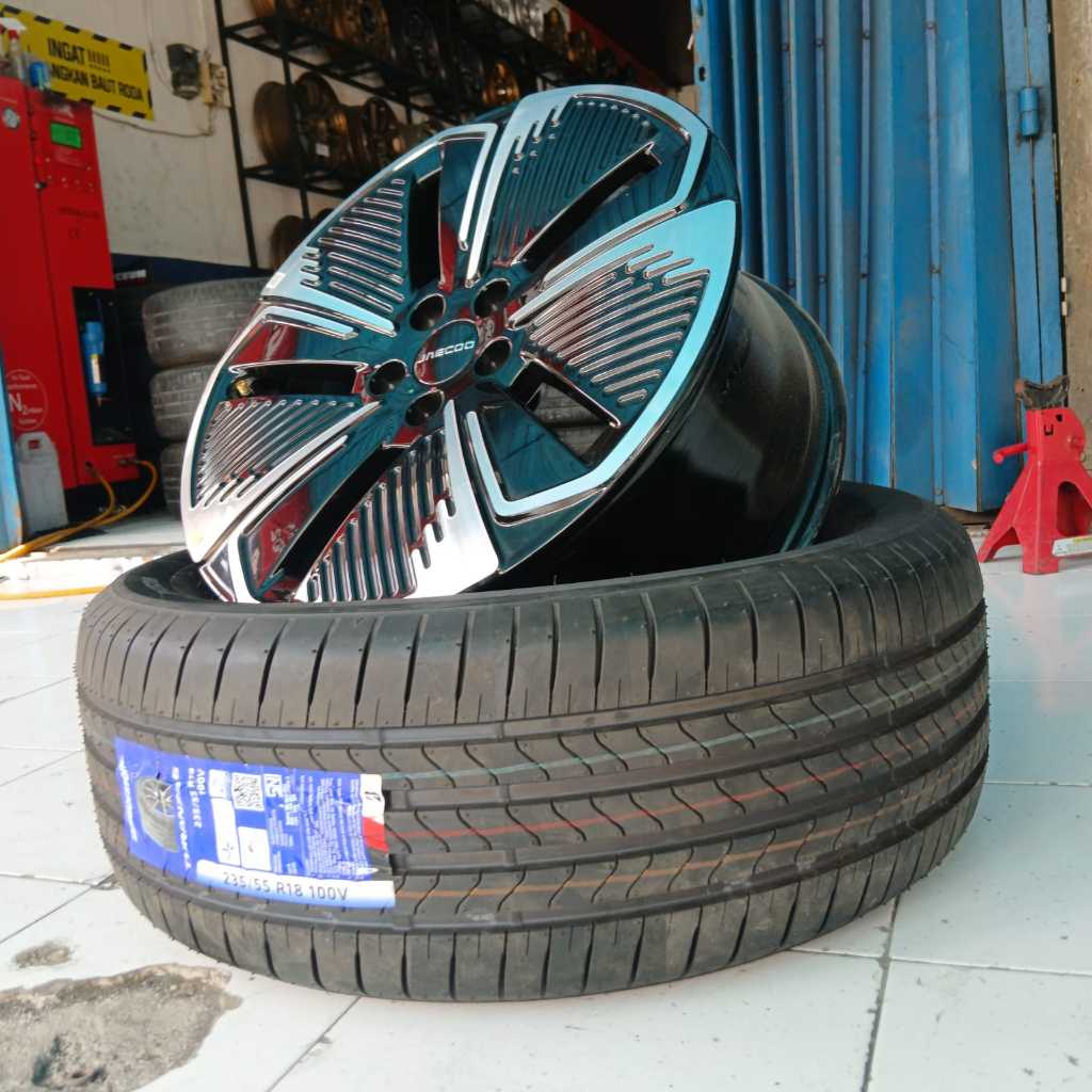 VELG CADANGAN MOBIL JAECOO J5 R18 H5X108 + BAN BRIDGESTONE 235 55 R18