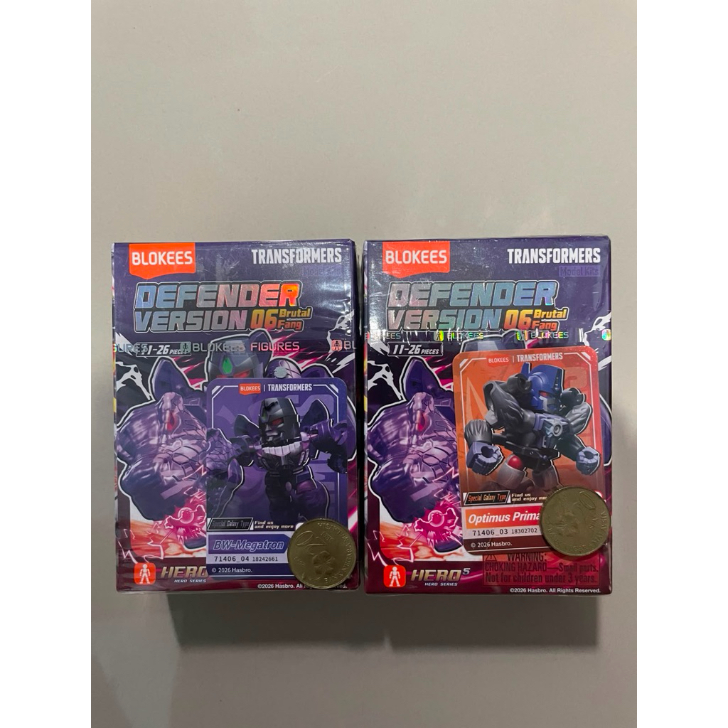 Blokees Secret Megatron & Optimus Primal Set