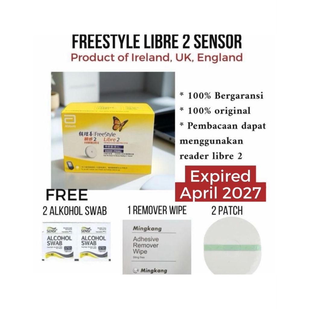 Freestyle Libre 2 Sensor Original Abbott