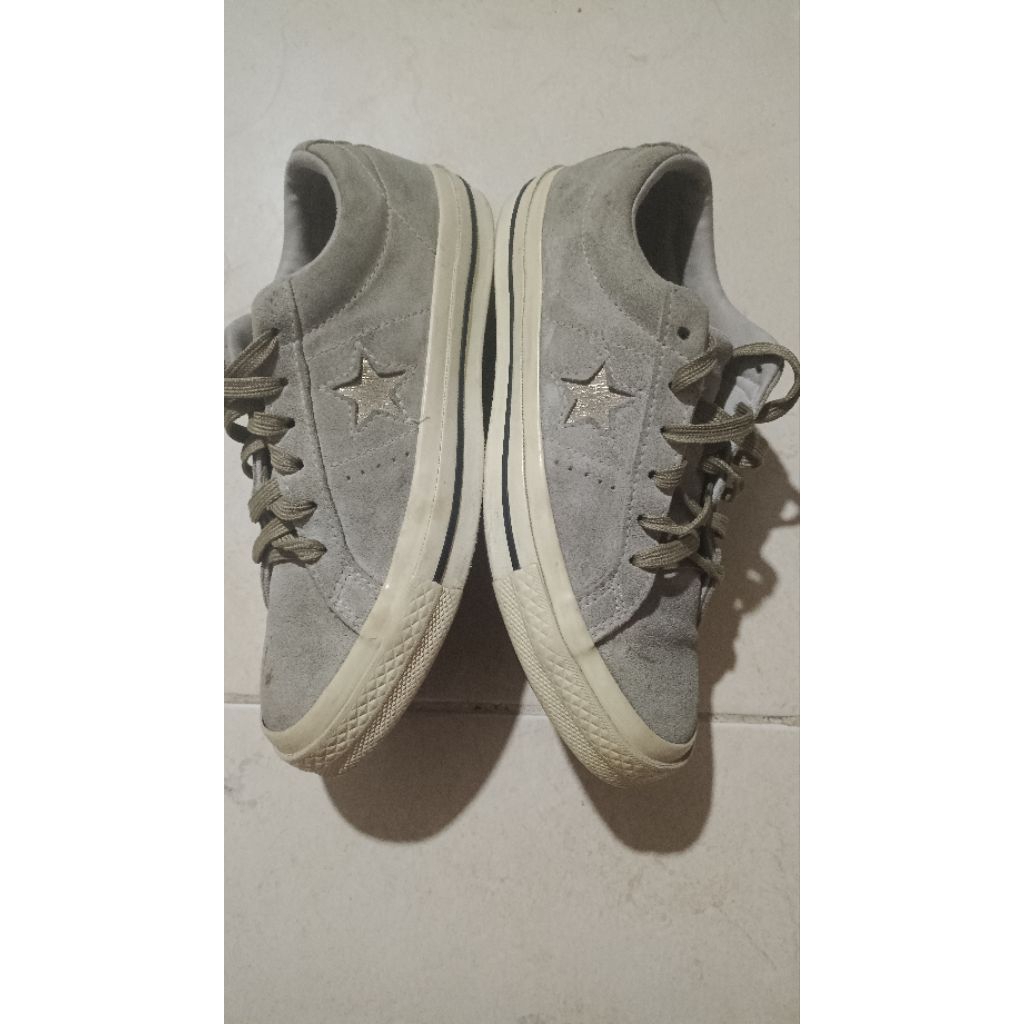 sepatu second casual CONVERSE ONE STAR GREY 37 23 5