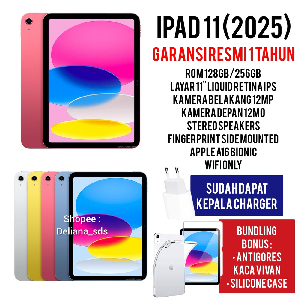 Ipad 11 Wifi Only 256GB 128GB Garansi 1 Tahun Ipad 11 256GB Wifi Only Ipad 11 Wifi Only 256GB Ipad 1