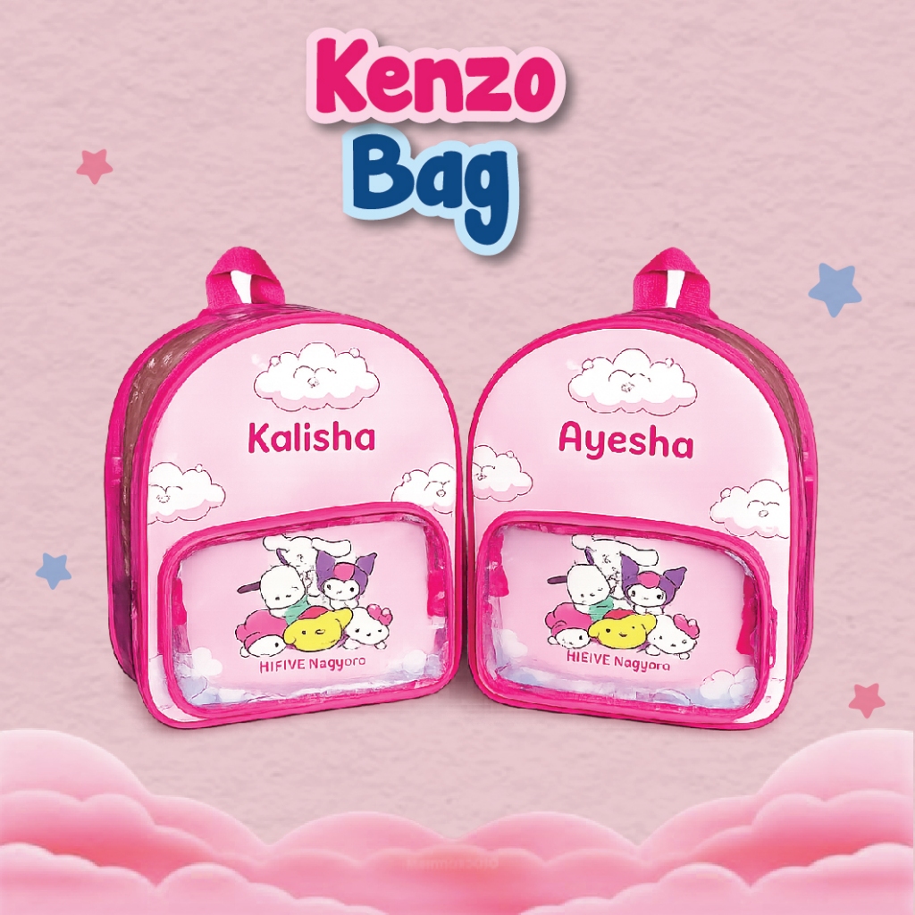 KENZO RANSEL/ TAS ULTAH CUSTOM/TAS CUSTOM MURAH/SOUVENIR ULTAH/TAS CUSTOM/NAMA/FOTO/TAS TERLARIS