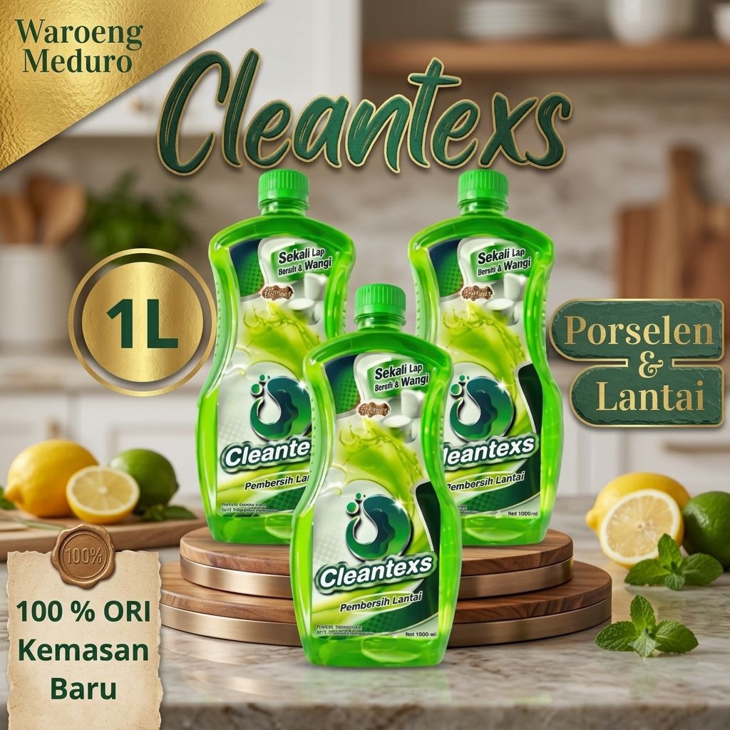 Pembersih Kerak Kamar Mandi CleanTexs 1500ml - Ampuh, Bebas Bau, Mudah Digunakan