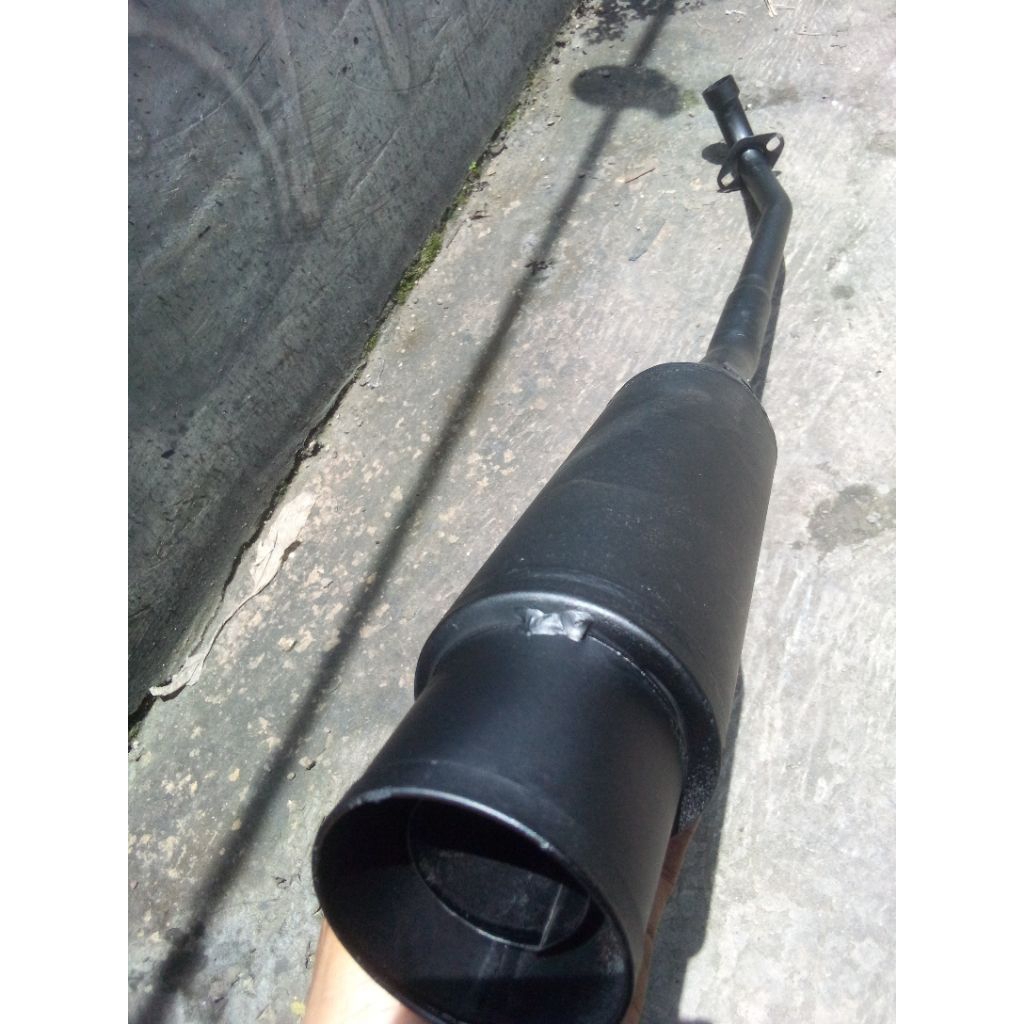 kenalpot ahau black netral Supra karisma Vega r Jupiter z tinggal pasang